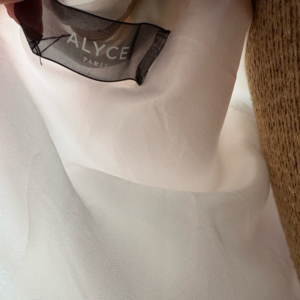 Alyce Paris Elegant White Gown Strapless Corset Top - Picture 6 of 10